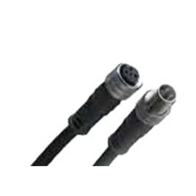 Brad from Molex Straight Female 4 way M8 to Straight Male 4 way M8 Sensor Actuator Cable, 1m