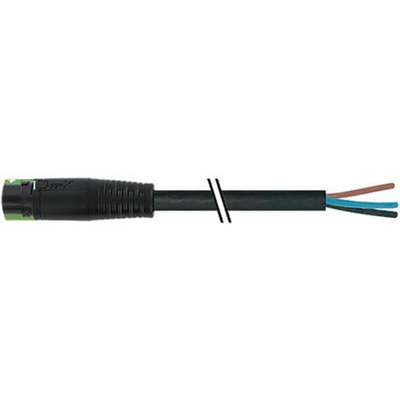 Murrelektronik Limited Straight Male 6 way MQ15-X-Power to Unterminated Sensor Actuator Cable, 2m