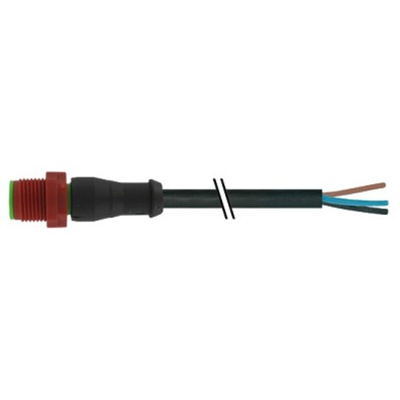 Murrelektronik Limited Straight Male 4 way M12 to Unterminated Power Cable, 5m