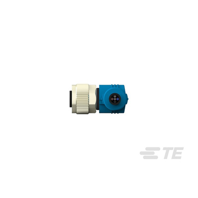 TE Connectivity Right Angle Female 5 way M12 to Unterminated Sensor Actuator Cable, 1m