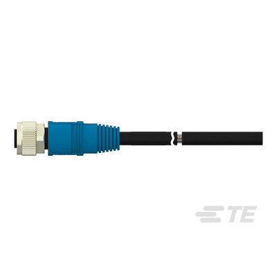 TE Connectivity Female 8 way M12 to Sensor Actuator Cable
