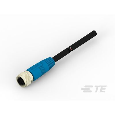 TE Connectivity Female 8 way M12 to Sensor Actuator Cable