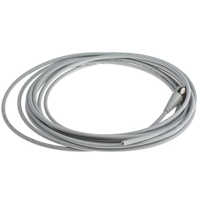 Baumer Straight Female 4 way M12 to Unterminated Sensor Actuator Cable, 5m