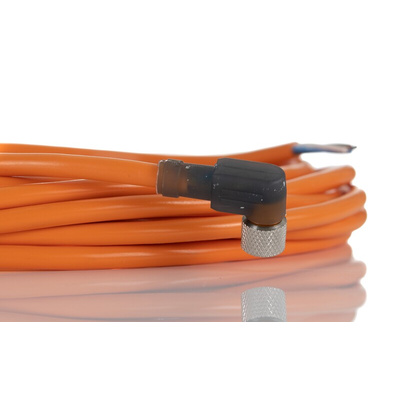 Lumberg Automation Right Angle Female 4 way M8 to Unterminated Sensor Actuator Cable, 5m