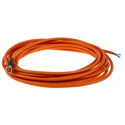 Lumberg Automation Straight Female 4 way M8 to Unterminated Sensor Actuator Cable, 5m