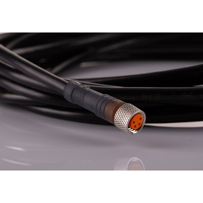 Lumberg Automation Straight Female 4 way M8 to Unterminated Sensor Actuator Cable, 5m