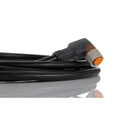Lumberg Automation Right Angle Female 4 way M8 to Unterminated Sensor Actuator Cable, 2m