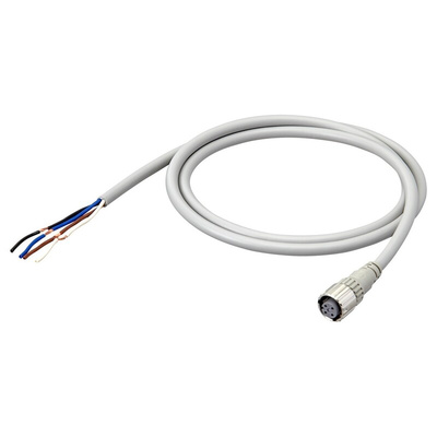 Omron 4 way M12 to Unterminated Sensor Actuator Cable, 20m