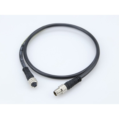 Brad from Molex 4 way M8 to M8 Sensor Actuator Cable, 600mm