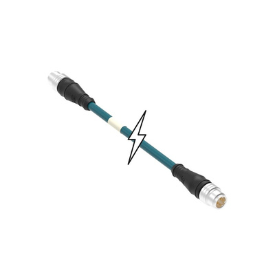Brad from Molex 4 way M12 to M12 Sensor Actuator Cable, 5m