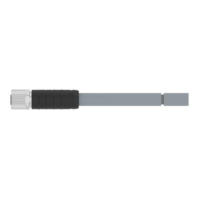 TE Connectivity Female 5 way M12 to Straight Female 5 way M12 Sensor Actuator Cable, 5m