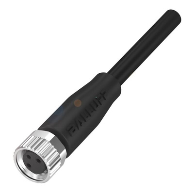 BALLUFF Straight Female M8 to Unterminated Sensor Actuator Cable, 10m