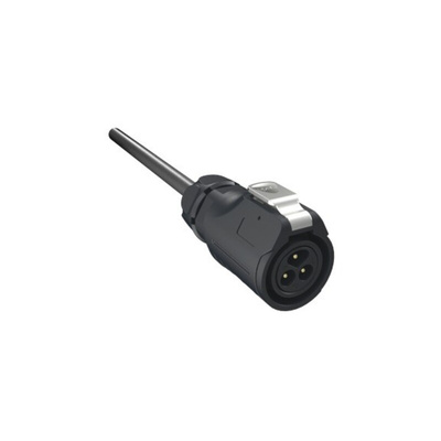Amphenol Communications Solutions Straight Male M16 to Unterminated Sensor Actuator Cable, 1m