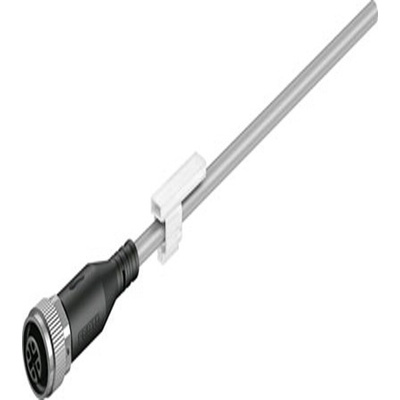 Straight Female 5 way M12 to 3 way Unterminated Cable, 5m