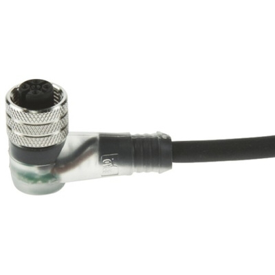 Brad from Molex Right Angle Female 3 way M8 to Unterminated Sensor Actuator Cable, 10m