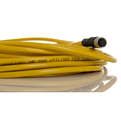 Phoenix Contact Straight Female 4 way M8 to Unterminated Sensor Actuator Cable, 10m