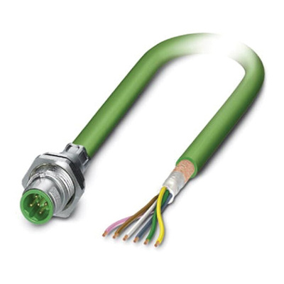 Phoenix Contact Male 5 way M12 to Bus Cable, 2m