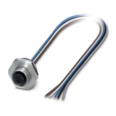 Phoenix Contact Female 5 way M12 to Sensor Actuator Cable, 500mm