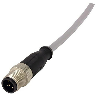 Harting Straight Female 5 way M12 to Straight Male 5 way M12 Sensor Actuator Cable, 1m