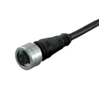 Brad from Molex Straight Female 3 way M12 to Unterminated Sensor Actuator Cable, 2m
