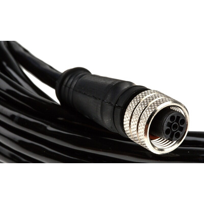 Brad from Molex Female 4 way M12 to Unterminated Sensor Actuator Cable, 5m