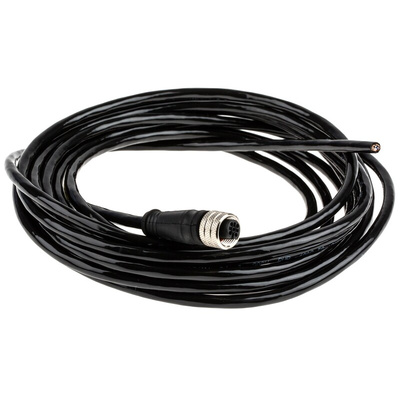 Brad from Molex Female 4 way M12 to Unterminated Sensor Actuator Cable, 5m