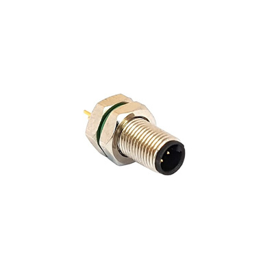 Bulgin Straight Male 4 way M5 to Unterminated Sensor Actuator Cable, 100mm