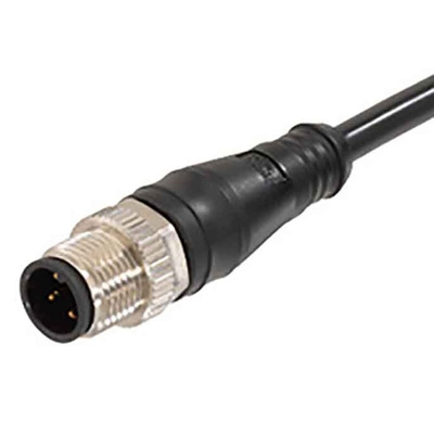 Molex Male 4 way M12 to Unterminated Sensor Actuator Cable, 10m
