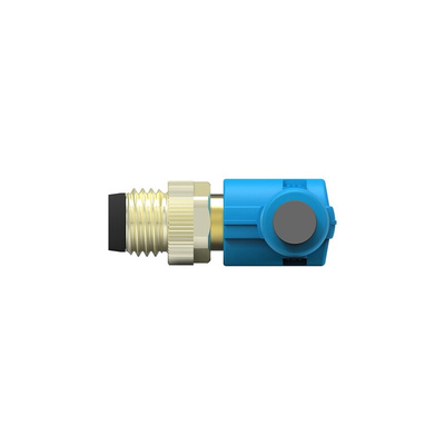 TE Connectivity Right Angle Male 4 way M8 to Unterminated Sensor Actuator Cable, 5m
