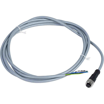 Telemecanique Sensors Straight Female 5 way M12 to Unterminated Sensor Actuator Cable, 2m