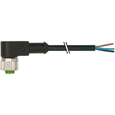 Murrelektronik Limited Right Angle Female 5 way M12 to Unterminated Sensor Actuator Cable, 1.5m