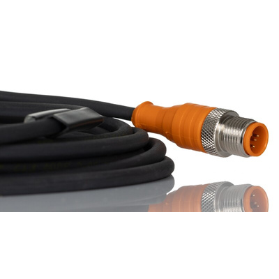 Lumberg Automation Straight Male 3 way M12 to Straight Female 5 way M12 Sensor Actuator Cable, 5m