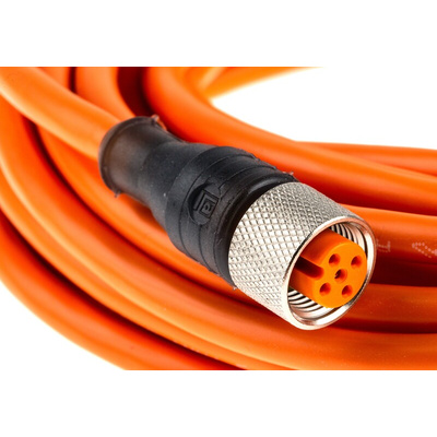 Lumberg Automation Straight 5 way M12 to Unterminated Sensor Actuator Cable, 10m