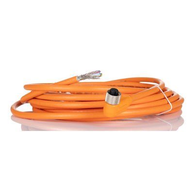 Lumberg Automation Female 8 way M12 to Unterminated Sensor Actuator Cable, 5m