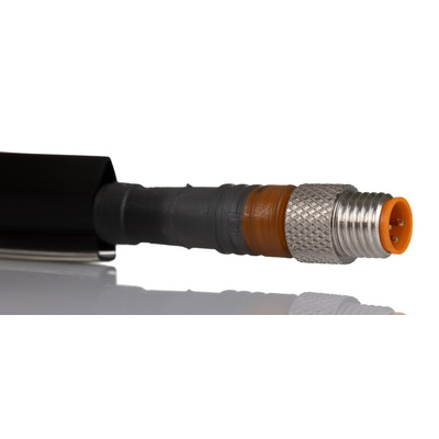 Lumberg Automation Straight Male 3 way M8 to Straight Female 3 way M8 Sensor Actuator Cable, 300mm