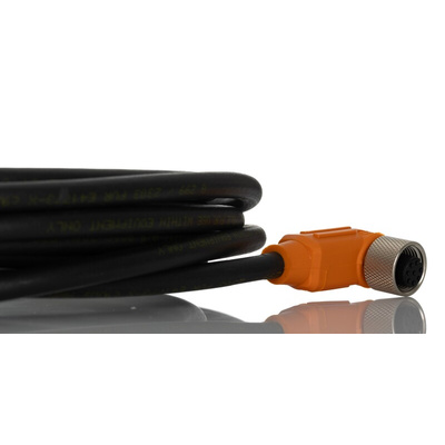 Lumberg Automation Right Angle Female 8 way M12 to Unterminated Sensor Actuator Cable, 5m