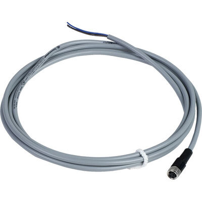 Telemecanique Sensors Female 3 way M8 to Sensor Actuator Cable, 2m
