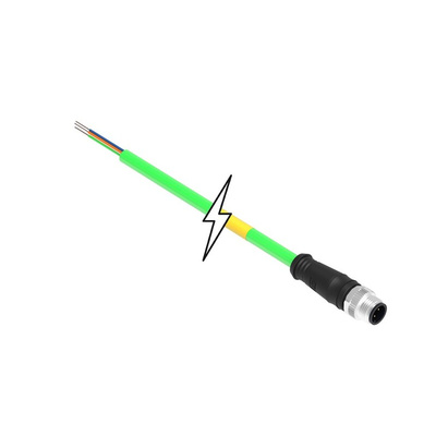 Brad from Molex M12 to Unterminated Sensor Actuator Cable