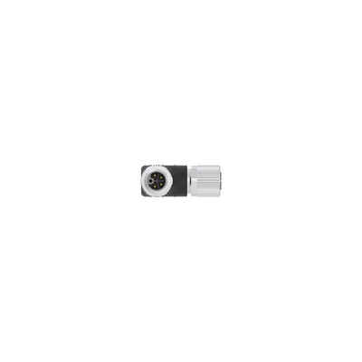TE Connectivity Right Angle Male 5 way M12 to Straight Female 5 way M12 Sensor Actuator Cable, 1.5m
