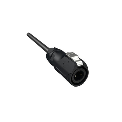 Amphenol Communications Solutions Straight Male M12 to Unterminated Sensor Actuator Cable, 3m