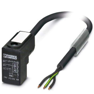 Phoenix Contact DIN 43650 Form C to Unterminated Sensor Actuator Cable, 1.5m