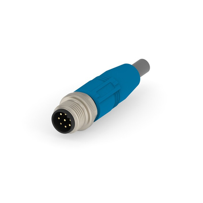TE Connectivity Straight Male 8 way M12 to M12 Cable Assembly, 1.5m