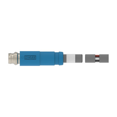 TE Connectivity Straight Male 5 way M8 to Pigtail Cable Assembly, 500mm