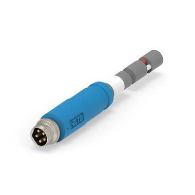 TE Connectivity Straight Male 5 way M8 to Pigtail Cable Assembly, 500mm