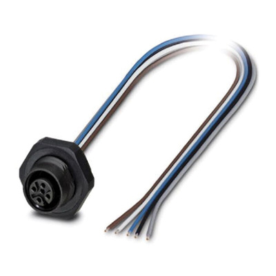 Phoenix Contact Female 5 way M12 to Female 5 way M12 Sensor Actuator Cable, 500mm