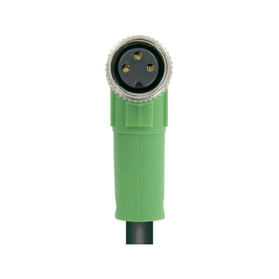 Phoenix Contact Right Angle Female 3 way M8 to Unterminated Sensor Actuator Cable, 10m