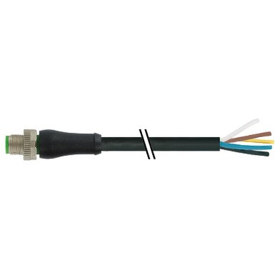Murrelektronik Limited Straight Male 5 way M12 to Unterminated Power Cable, 5m
