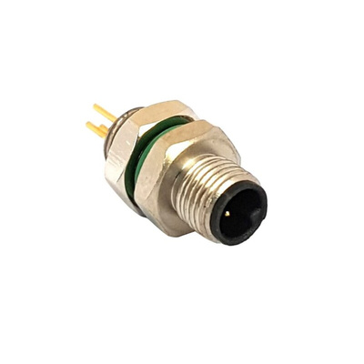Bulgin Straight Male 4 way M8 to Unterminated Sensor Actuator Cable, 100mm
