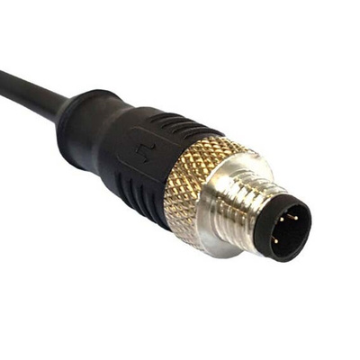Bulgin Straight Male 5 way M12 to Unterminated Sensor Actuator Cable, 1m