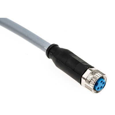 Sick Straight Female 4 way M8 to 4 way Unterminated Sensor Actuator Cable, 5m